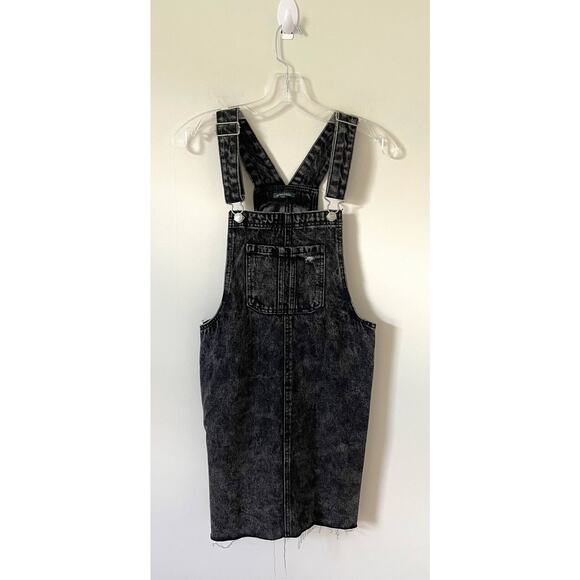 Wild Fable Raw Hem Jumper Skirt Black Gray Size Small - Picture 3 of 10